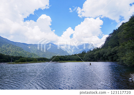 Kamikochi in early autumn 123117720
