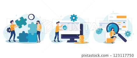 concept, online, vector 123117750