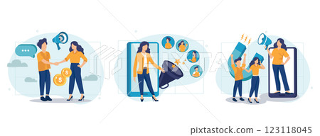 concepts, marketing, vector 123118045