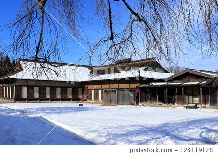 Historic Site: Nejo Castle Square - Reconstruction of the Honmaru Ruins - One of Japan's Top 100 Castles (Aomori) 123119128