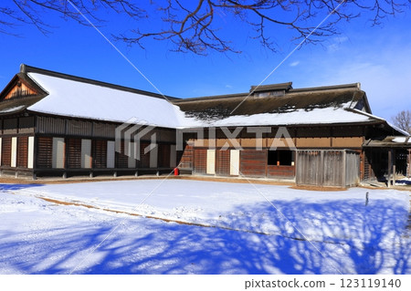 Historic Site: Nejo Castle Square - Reconstruction of the Honmaru Ruins - One of Japan's Top 100 Castles (Aomori) Historic Site: Nejo Castle Square - Reconstruction of the Honmaru Ruins - One of Japan's Top 100 Castles (Aomori) 123119140