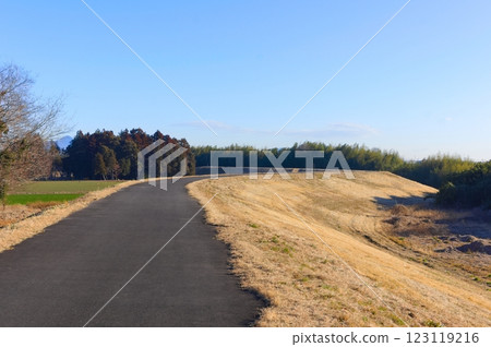 Kinugawa Cycling Road, Joso City, Ibaraki Prefecture February 2025 123119216