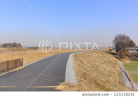 Kinugawa Cycling Road, Joso City, Ibaraki Prefecture February 2025 123119242