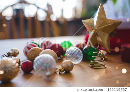 Christmas decoration accessories 123119767
