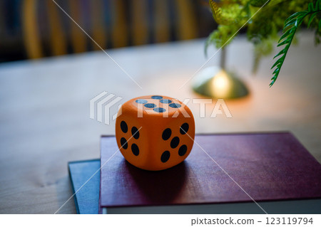 Room of Fate with Dice Room of Fate with Dice 123119794