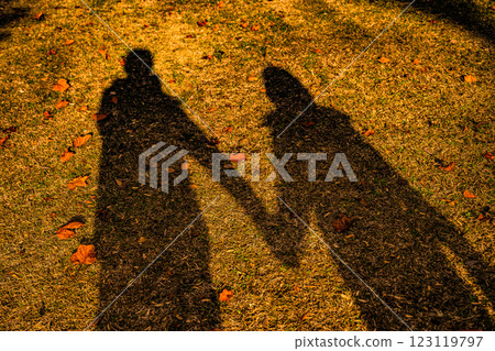 The Shadows of Two People 123119797