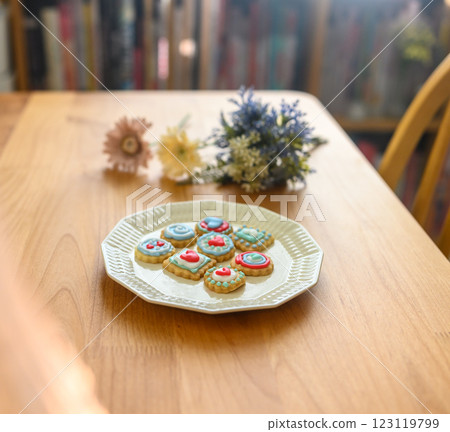 可愛的裝飾餅乾 123119799