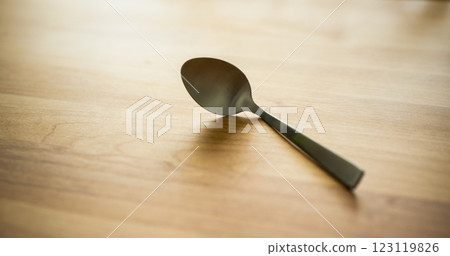 Bent spoon Bent spoon 123119826