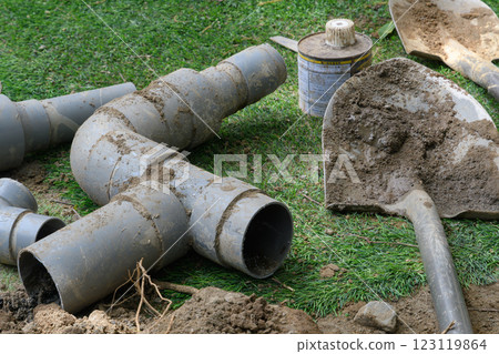 Waterwork construction 123119864