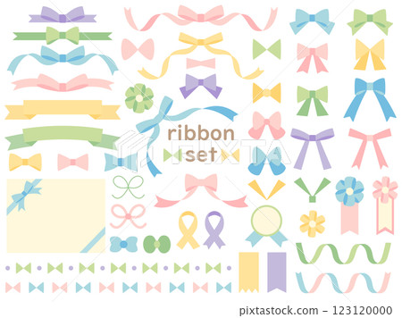 各種絲帶插圖集 123120000