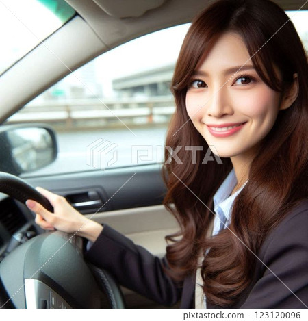 A company employee driving A company employee driving 123120096