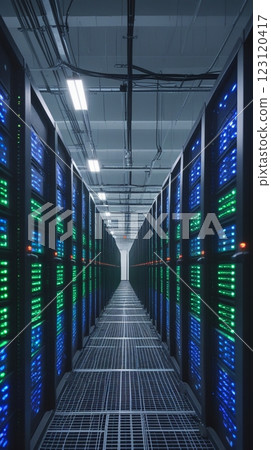 AI資料中心插圖 AI資料中心插圖 123120417