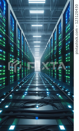 AI data center illustration AI data center illustration 123120430