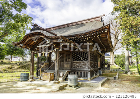 山口築山神社、拜殿，山口縣山口市 123120493