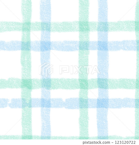 Green Blue Plaid Hand Drawn Background Pattern Overlay 123120722