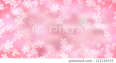 Cherry blossom Japanese paper pattern background 123120733
