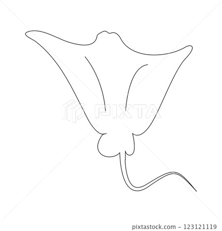 stingray icon vector 123121119