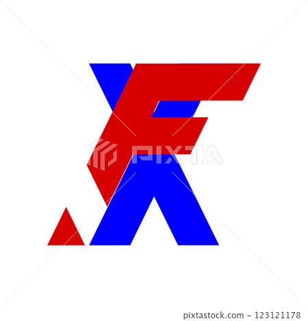 letter logo x and f ,xf vector letter logo x and f ,xf vector 123121178