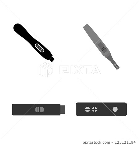 pregnancy test kit icon vector 123121194