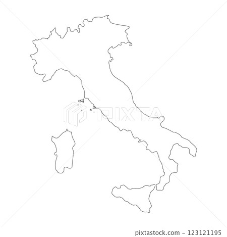 italy country map icon vector italy country map icon vector 123121195