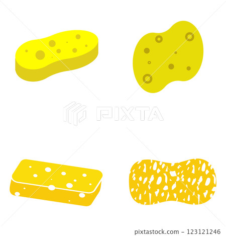 sponge icon vector 123121246