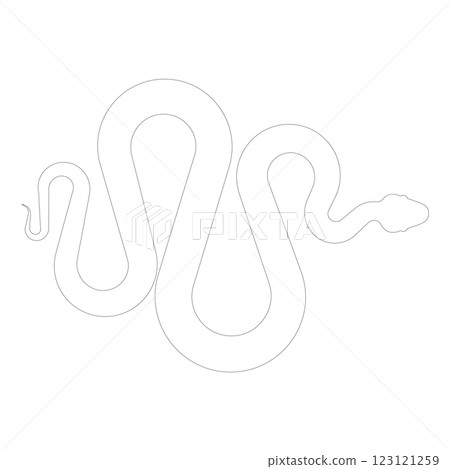 snake vector icon 123121259