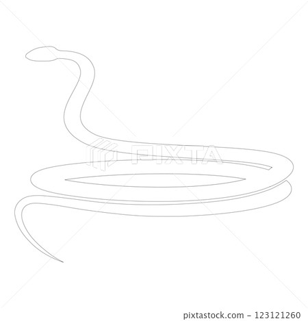 snake vector icon 123121260