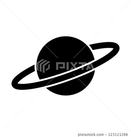 planet icon vector 123121266