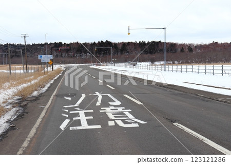 國道44號線蝦夷鹿聚集區「注意鹿」(道之站Swan 44根室附近) 國道44號線蝦夷鹿聚集區「注意鹿」(道之站Swan 44根室附近) 123121286