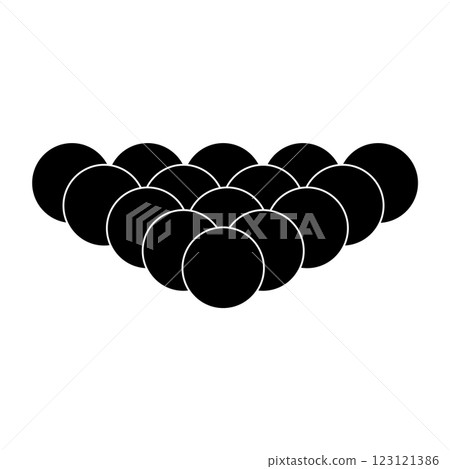 Billiard icon vector 123121386