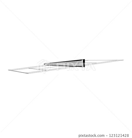 tennis court icon vector 123121428