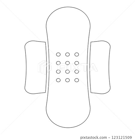 sanitary pad icon sanitary pad icon 123121509