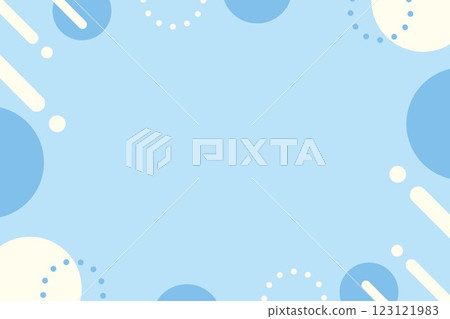 流行可愛的框架圖藍色 流行可愛的框架圖藍色 123121983