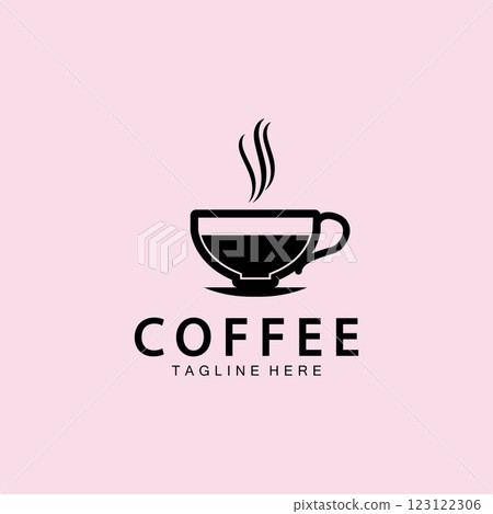 Coffee cup Logo Template vector icon illustration design Coffee cup Logo Template vector icon illustration design 123122306