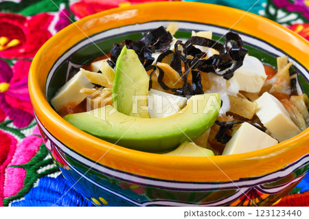 墨西哥菜 Sopa de Tortilla (Sopa Azteca) 墨西哥菜 Sopa de Tortilla (Sopa Azteca) 123123440