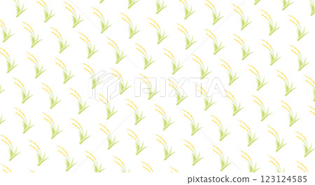 Rice ear pattern background | Simple and gentle Japanese pattern design (diagonal, left) 123124585