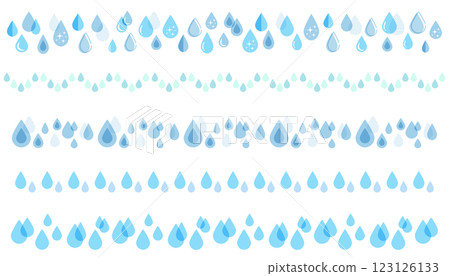 可愛水滴紋裝飾線組(淺藍色) 可愛水滴紋裝飾線組(淺藍色) 123126133