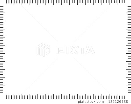 Ruler style frame 123126588