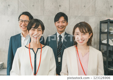 Colleagues working at the same company Colleagues working at the same company 123126906