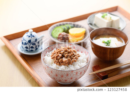 日本料理納豆飯 日本料理納豆飯 123127458
