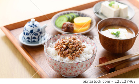 日本料理納豆飯 123127462