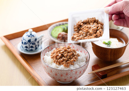 日本料理納豆飯 123127463