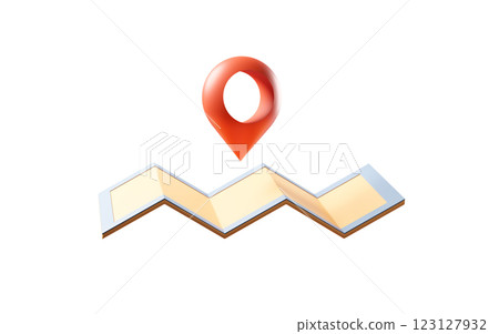 pinpoint, pushpin, system 123127932