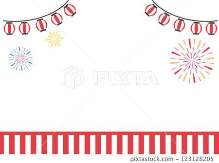 夏季節日框架 123128205