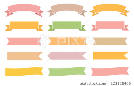 Ribbon set, autumn colors 123128466