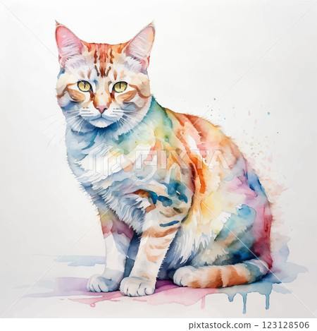 Cat's illustration Cat's illustration 123128506