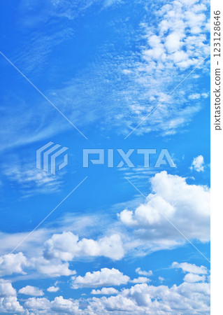 Summer blue sky and clouds Summer blue sky and clouds 123128646