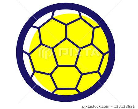 簡單的手球圖示/向量插圖素材(透明背景) 簡單的手球圖示/向量插圖素材(透明背景) 123128651