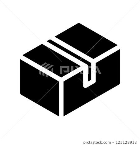 A simple vector icon representing mailbox 123128918