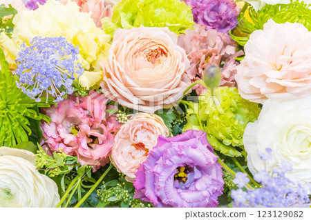 Close-up shots highlighting the beauty of flowers 123129082